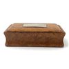 Image 8 : Antique Walnut Burl Wood Snuff Box With Sterling Silver Presentation Plaque