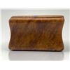 Image 9 : Antique Walnut Burl Wood Snuff Box With Sterling Silver Presentation Plaque