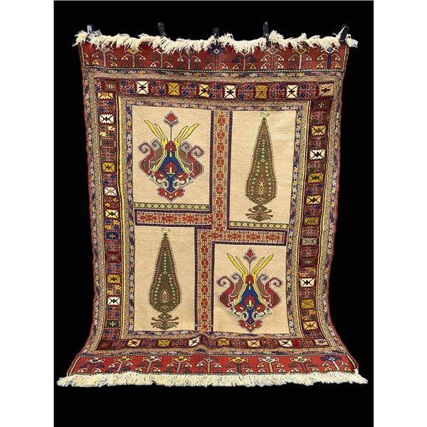 Handwoven Turkish Tribal Kilim