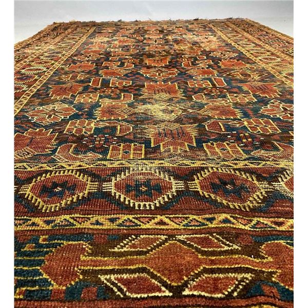 Antique Persian Kurdish Tribal Rug