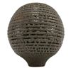 Image 1 : Mid Century Art Pottery Glazed Bud Vase, Unusual Geometric Form