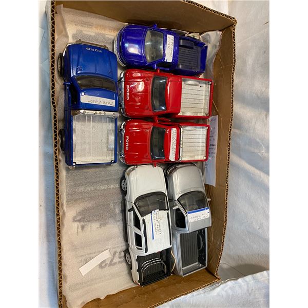 Assorted die cast vehicles