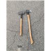 Image 1 : Axe and sledge hammer