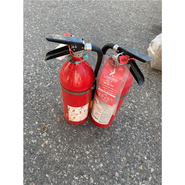 Fire extinguishers need re charge