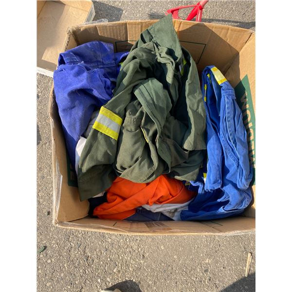 Box of coveralls