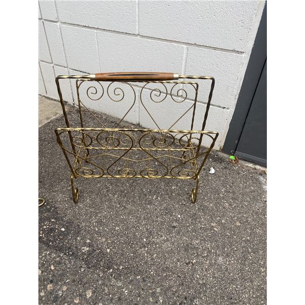 Vintage magazine stand