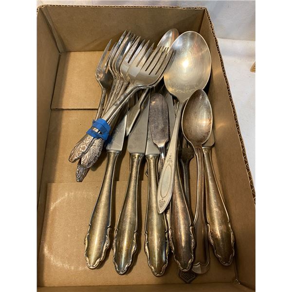 Silver plate flatware