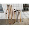 Image 1 : Lot of carved and other canes