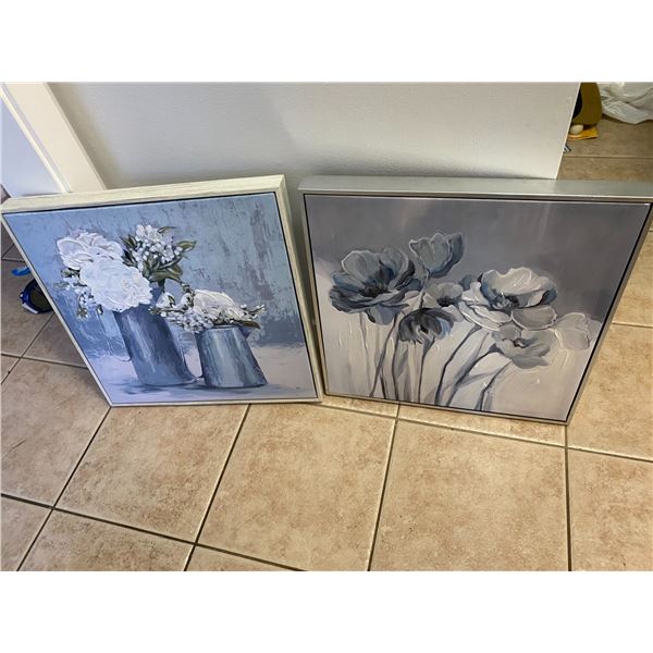 Floral wall hangings 19x19 inch