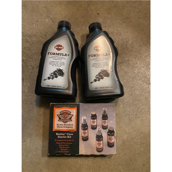 Harley care kit and oil