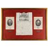 Image 1 : James Madison and James Monroe Document Signed as President and Secretary of State