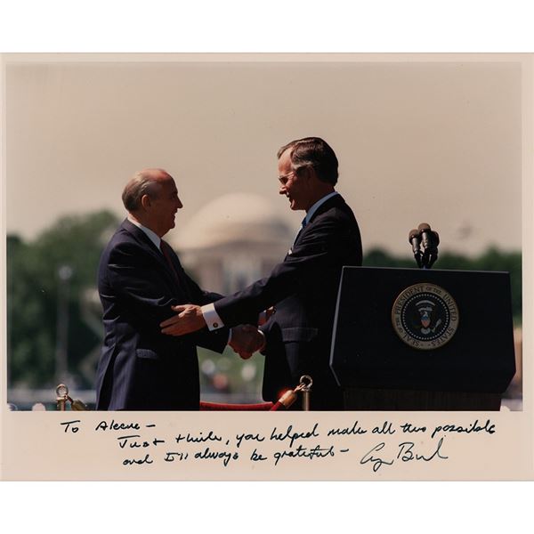 George Bush Signed Photograph