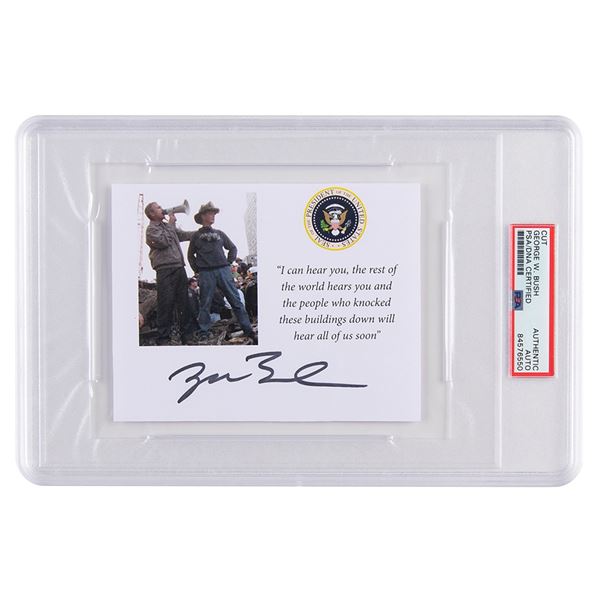 George W. Bush Signature