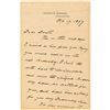 Image 1 : Grover Cleveland Autograph Letter Signed as President