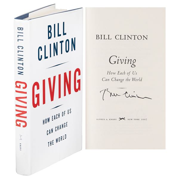 Bill Clinton Signed Book