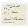 Image 1 : Dwight D. Eisenhower (3) Signatures