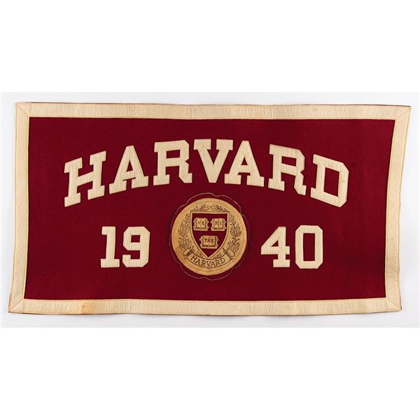 [John F. Kennedy] Harvard University Class of 1940 Banner