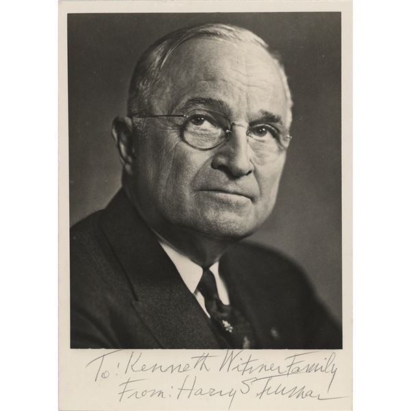 Harry S. Truman Signed Photograph