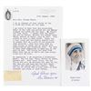 Image 1 : Mother Teresa Typed Letter Signed with Miraculous Medal