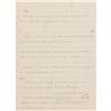 Image 4 : Howard Carter Handwritten Autobiographical Notes
