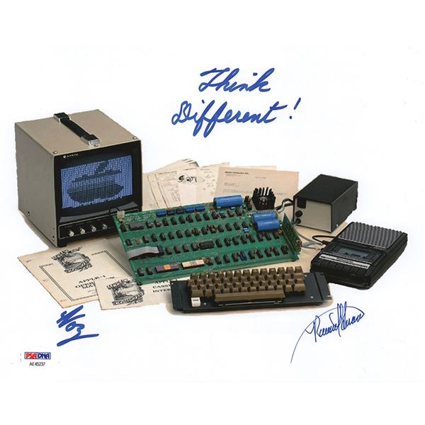 Apple: Steve Wozniak and Ronald Wayne Signed Photograph