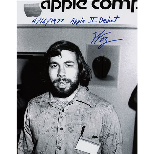 Apple: Steve Wozniak Signed Photograph