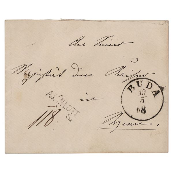 Elisabeth, Empress of Austria Hand-Addressed Envelope