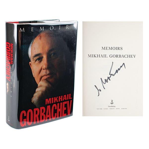 Mikhail Gorbachev Signed Book