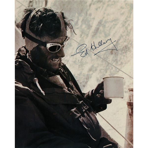 Edmund Hillary Signed Photograph