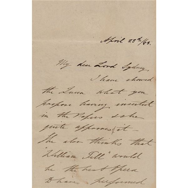 King Edward VII Autograph Letter Signed