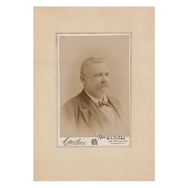 William C. Oates Signed Photograph