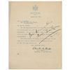 Image 1 : William Sulzer Endorsement and Chester Platt Typed Letter Signed