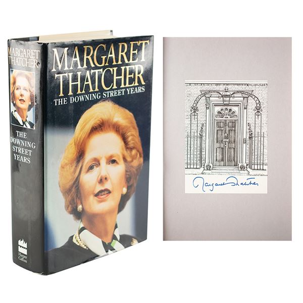 Margaret Thatcher Signed Book