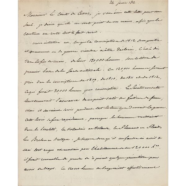 Napoleon Letter Signed