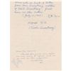 Image 2 : Apollo 11: Viola Armstrong Autograph Note Signed