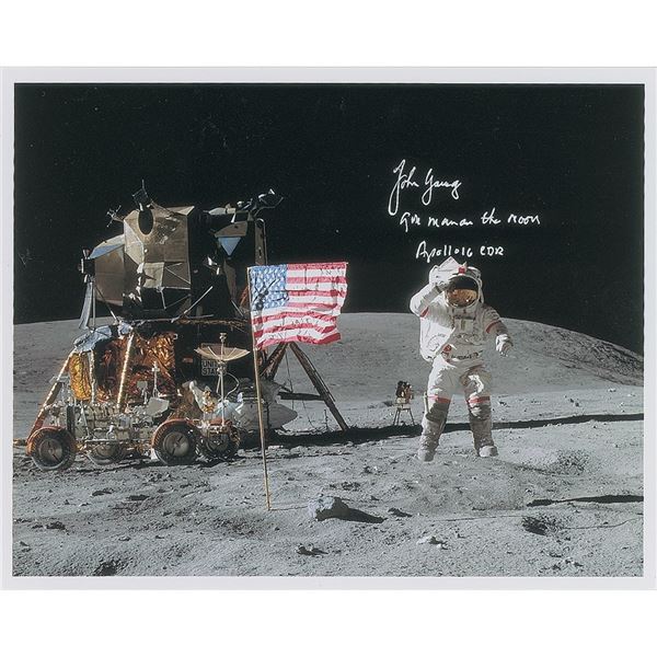 John Young Signed Photograph