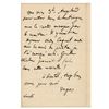 Image 2 : Edgar Degas Autograph Letter Signed