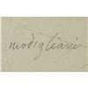 Image 2 : Amedeo Modigliani Signed Sketch