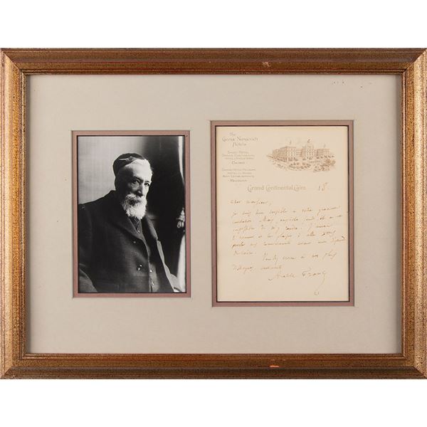 Anatole France Autograph Letter Signed