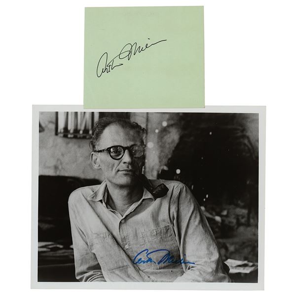 Arthur Miller Signed Photograph and Signature