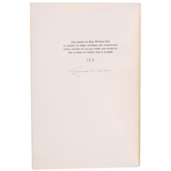 Eugene O'Neill Signed Book