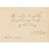 Image 2 : Samuel Francis Smith Autograph Quotation Signed