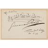 Image 2 : Giacomo Puccini Autograph Musical Quotation Signed