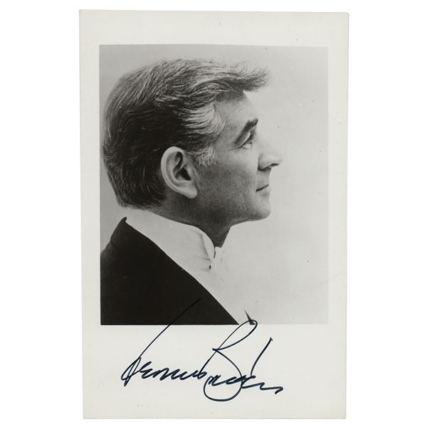 Leonard Bernstein Signed Photograph