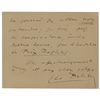 Image 1 : Leo Delibes Autograph Letter Signed