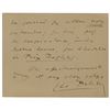 Image 1 : Leo Delibes Autograph Letter Signed