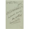 Image 1 : Jan Kubelik Autograph Musical Quotation Signed