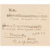 Image 2 : Jules Massenet Autograph Musical Quotation Signed