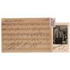 Image 1 : Oscar Straus Autograph Musical Quotation Signed and Signed Photograph