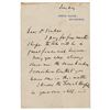 Image 1 : Arthur Sullivan Autograph Letter Signed